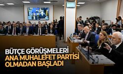 Bütçe görüşmeleri ana muhalefet partisi olmadan başladı