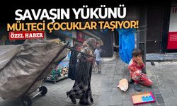 Savaşın yükünü mülteci çocuklar taşıyor!