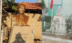 İzmir Kiraz'da Atatürk büstüne saldırı düzenleyen şüpheli tutuklandı!