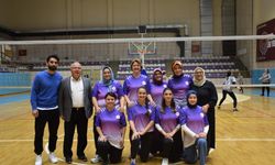 "Kadına Şiddete Sıfır Tolerans" temalı voleybol müsabakası sona erdi