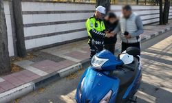 Manisa'da 46 motosiklet trafikten men edildi