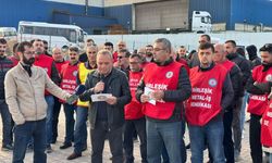 Bandırma Gesbey Enerji işçileri, haksız işten çıkarmaları protesto etti