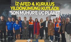 İZ-AFED 4. kuruluş yıl dönümünü kutladı: Son Mühür'e üç plaket