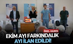 Ekim ayı farkındalık ayı ilan edildi!