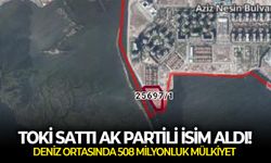 Deniz ortasında 508 milyonluk mülkiyet: TOKİ sattı AK Partili isim aldı!