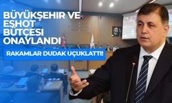 Büyükşehir ve ESHOT bütçesi onaylandı!