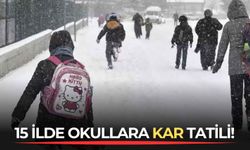 15 ilde okullara kar tatili!