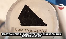 Mars'ta sıcak su aktivitesinin en eski doğrudan kanıtı bulundu