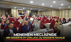 Menemen Meclisi'nde bir maddeye oy çokluğu, üç maddeye havale!