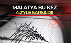 Malatya, gece yarısı 4.2 büyüklüğünde depremle sarsıldı!