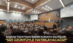 Büyükşehir Meclisi'nde Başkan Tugay'dan Bakan Kurum'a salvolar: "Sizi üzüntüyle hatırlayacağız!"