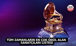 Tüm zamanların en çok ödül alan sanatçıları listesi