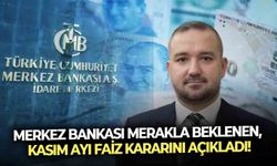 Merkez Bankası merakla beklenen, 2024 yılının Kasım ayı faiz kararını açıkladı!