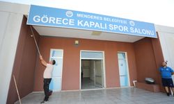 Menderes Belediyesi'nden Görece Spor Salonu'na yenileme