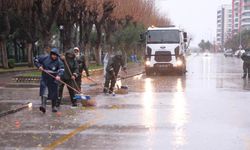 Aydın’da şiddetli sağanak yağış için ekipler seferber oldu