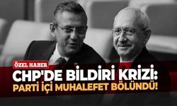 CHP'de bildiri krizi: Parti içi muhalefet bölündü!