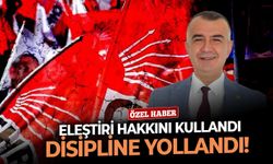 Eleştiri hakkını kullandı disipline yollandı!