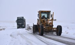 Kar nedeniye kapanan Kars-Göle kara yolu ulaşıma açıldı