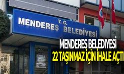 Menderes Belediyesi 22 taşınmaz için ihale açtı