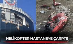 Muğla Şehir Hastanesi'ne çarpan helikopter düştü: Ekipler olay yerine sevk edildi!