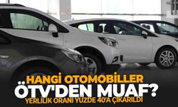 Karar Resmi Gazete'de yayımlandı, yerlilik oranı yüzde 40'a çıkarıldı! Hangi otomobiller ÖTV'den muaf?