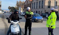 Ayvalık’ta motosiklet denetimleri sıkılaştırıldı