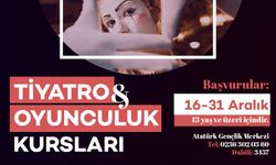 MASMEK'in Tiyatro Kurslarına başvurular başlıyor: İşte şartlar...