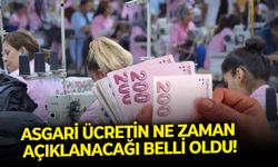 Asgari ücretin ne zaman açıklanacağı belli oldu!