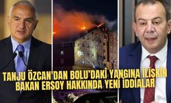 Tanju Özcan'dan Bolu’daki yangına ilişkin Bakan Ersoy hakkında yeni iddialar