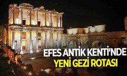 Efes Antik Kenti'nde yeni rota gezisi