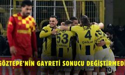 Göztepe’nin gayreti sonucu değiştirmedi!