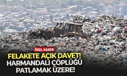 Harmandalı çöplüğü patlamak üzere!