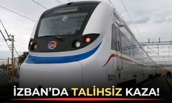 İZBAN'da talihsiz kaza!