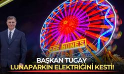 Başkan Tugay lunaparkın elektriğini kesti!