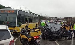 Sancaktepe TEM Bağlantı Yolu’nda feci kaza: 1 ölü, 4 yaralı