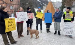 Trump'a Davos'ta protesto!