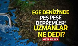 Ege Denizi’nde peş peşe depremler: Uzmanlar ne dedi?