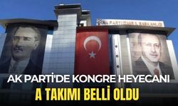 AK Parti'de kongre heyecanı: A takımı belli oldu