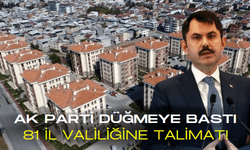 AK Parti'den manidar adım! Bakan Murat Kurum'dan 81 il valiliğine sosyal konut seferberliği için genelge