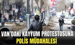Van'daki kayyum protestosuna polis müdahalesi