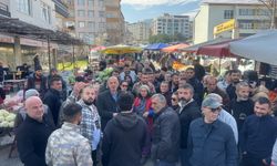 Pazar yeri değiştirilmek istendi, esnaf ve vatandaş isyan etti!