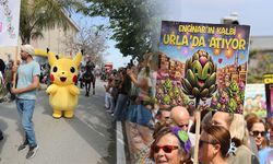 Direnişin simgesi pikaçu Urla'da: 11. Uluslararası Urla Enginar Festivali coşkuyla başladı