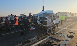 Tekirdağ Çerkezköy'de feci kaza! İşçi servisleri çarpıştı: Yaralılar var