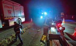Uyarı Tabelasına Çarpan Motosikletli hayatını kaybetti