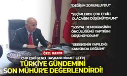 CHP Eski Genel Başkanı Hikmet Çetin, Türkiye gündemini Son Mühür'e değerlendirdi!