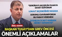 İzmir Büyükşehir Belediye Başkanı Cemil Tugay’dan grev öncesi önemli açıklamalar!