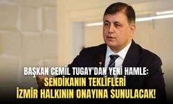 Başkan Cemil Tugay'dan yeni hamle: Sendikanın teklifleri İzmir halkının onayına sunulacak!