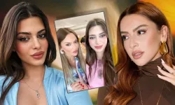 Defne Samyeli'nin küçük kızı Derin Talu ve Hadise yan yana!
