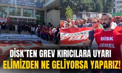 DİSK’ten grev kırıcılara uyarı: Elimizden ne geliyorsa yaparız!