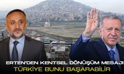 AK Partili Erten: Cumhurbaşkanı Erdoğan'ın kentsel dönüşüm çağrısına herkes destek vermeli